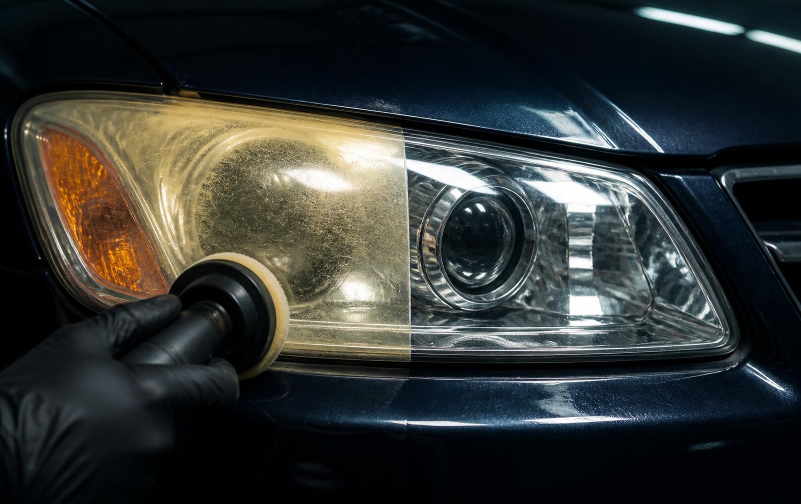 Foggy vs clear headlight